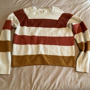 Ombré Striped Sweater. S.